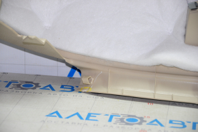 Door opening trim rear left VW Passat b8 16-19 USA beige, broken crepe, plastic turned white