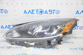Headlight front left bare Ford Escape MK4 20-22 halogen + LED DRL, scratch, sand