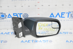 Side mirror right Ford Edge 15-18 7 pins, turn signal, heated blue