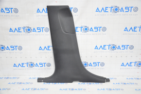 Center pillar trim lower left Ford Edge 15- black plastic turned white
