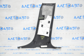 Center pillar trim lower left Ford Edge 15- black plastic turned white