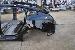 Quarter wing rear left Tesla Model 3 18- on the body, black, pokes