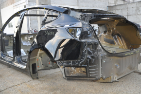 Quarter wing rear left Tesla Model 3 18- on the body, black, pokes