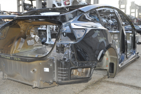 Quarter wing rear right Tesla Model 3 18- on the body, black, butt