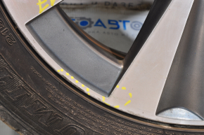 Wheel disk R17 5*114.3 Nissan Leaf 11-17 light curb, paintwork defect