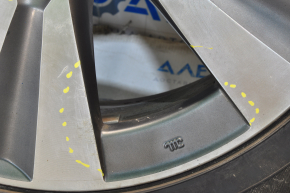 Wheel disk R17 5*114.3 Nissan Leaf 11-17 light curb, paintwork defect