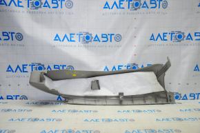 Rear pillar trim lower left VW Passat b7 12-15 USA gray, broken crepe, scratches, plastic turned white