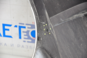 Rear bare bumper left Ford Escape MK4 20- without autoparking, silver, cracked mount