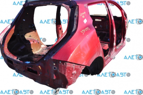 Quarter wing rear right Nissan Leaf 13-17 red NAH on the body, bump