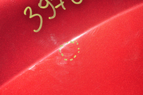 Quarter wing rear right Nissan Leaf 13-17 red NAH on the body, bump