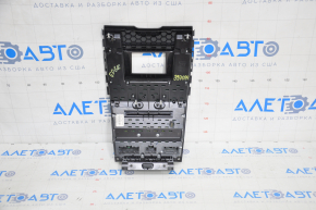 Radio and climate control panel Ford Edge 15-18 auto, dual zone for a small monitor scratches on buttons