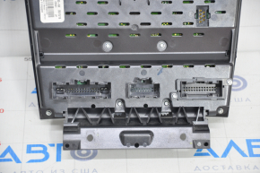 Radio and climate control panel Ford Edge 15-18 auto, dual zone for a small monitor scratches on buttons