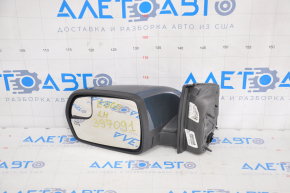 Side mirror left Ford Edge 15-18 7 pins, turn signal, heating blue broken backlight mount