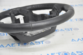 Naked steering wheel Ford Edge 15 - black leather, not heated, worn