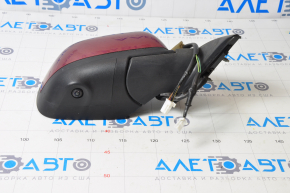 Side mirror right Nissan Leaf 13-17 9 pins, 5+4, heated, camera, red