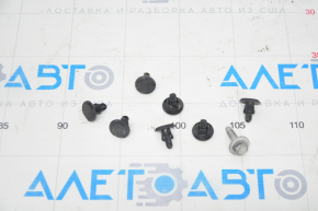 Fastening hardware for front right fender liner 8 pcs Tesla Model 3 18-