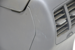 Central console armrest Ford Escape MK4 20- leather, black, scratches, no overlay, melted