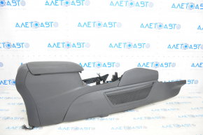 Central console armrest Ford Escape MK4 20- leather, black, scratches, no overlay, melted