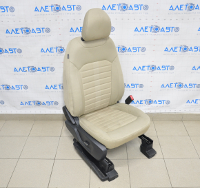Passenger seat Ford Edge 15- without airbag, electric, beige cloth for cleaning