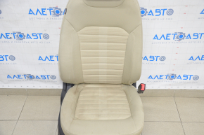Passenger seat Ford Edge 15- without airbag, electric, beige cloth for cleaning
