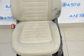 Driver's seat Ford Edge 15- without airbag, electric, beige cloth for cleaning