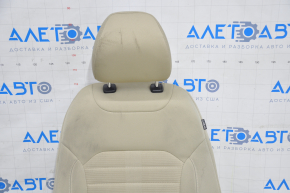 Driver's seat Ford Edge 15- without airbag, electric, beige cloth for cleaning