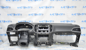 Torpedo front panel with AIRBAG Ford Edge 15-18 black start-stop scratches
