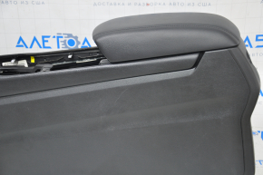 Central console with armrest Ford Edge 15-18 black without heating scratches