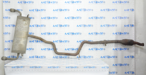 Exhaust pipe with barrel Ford Escape MK4 20-22 1.5T FWD with throttle and catalytic converter