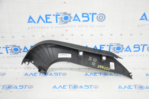 Upper right trunk door trim Ford Edge 15 - black plastic turned white, scratch
