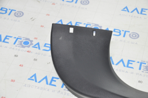 Upper right trunk door trim Ford Edge 15 - black plastic turned white, scratch