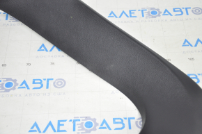 Upper right trunk door trim Ford Edge 15 - black plastic turned white, scratch