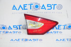 Left Ford Fusion mk5 13-16 inner trunk lid light crack in glass