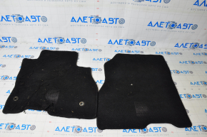 Set of floor mats Nissan Leaf 13-17 cloth black
