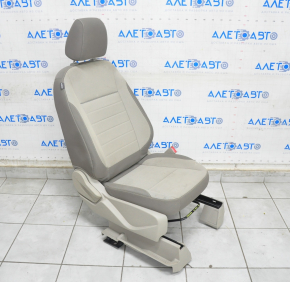 Passenger seat Ford C-max MK2 13-18 without airbag, mechanical, beige cloth, dry cleanable