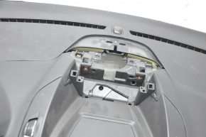 Torpedo front panel without AIRBAG Ford C-max MK2 13-18 black, no overlay