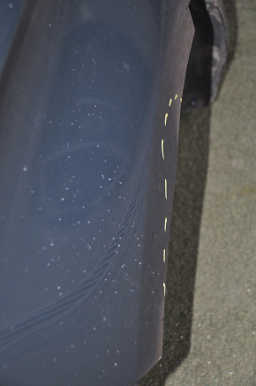 Quarter wing rear right Ford Edge 15- blue, dented