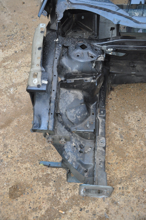 Front right quarter Ford Edge 15-18 blue on the body