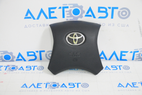 Airbag pad for steering wheel driver Toyota Highlander 08-13 black, chrome finish