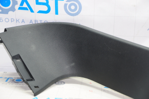 Left trunk door trim Lincoln MKX 16-16 black, broken fastener, whitened plastic, scratched