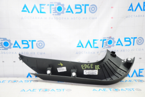 Upper right trunk door trim Ford Edge 15 - black, scratches