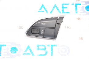Steering wheel control buttons left Audi A4 B8 13-16 rest, chrome useful