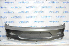 Rear bumper bare Ford Mustang mk6 18- without parking sensors, graphite J7, scratches