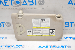 Right visor Nissan Rogue 14-20 with backlight, gray, for dry cleaning