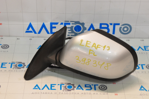 Side mirror left Nissan Leaf 13-17 5 pins, heated, silver