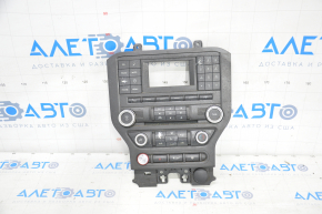 Ford Mustang mk6 15 Monitor and Climate Control Panel - for small monitor, worn buttons, overlay defect