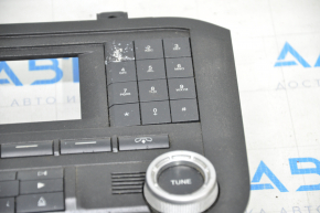 Ford Mustang mk6 15 Monitor and Climate Control Panel - for small monitor, worn buttons, overlay defect