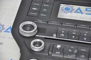 Ford Mustang mk6 15 Monitor and Climate Control Panel - for small monitor, worn buttons, overlay defect