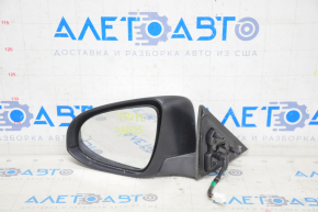 Side mirror left Toyota Camry v50 12-14 6 pins, BSM, silver, scratches