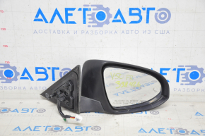 Side mirror right Toyota Camry v50 12-14 6 pins, BSM, silver